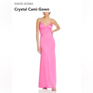 David Koma Crystal Cami Gown